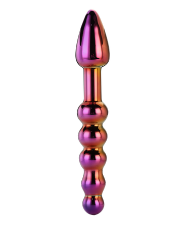 Dream Toys GLAMOUR GLASS RIDGED ANAL DILDO