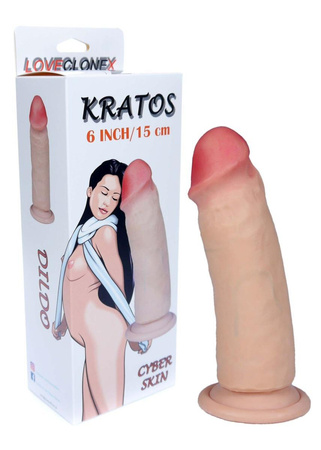 Boss Series Penis Dildo Realistyczne Przyssawka Cyberskóra 18 cm