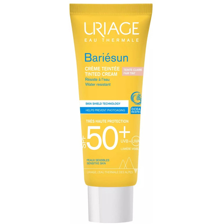 Uriage Bariesun Tinted Cream Fair Tint SPF 50+ Krem Koloryzujący Odcień Jasny 50 ml