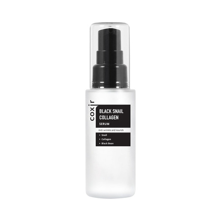 Coxir Black Snail Collagen Serum do Twarzy ze Śluzem Ślimaka 50 ml