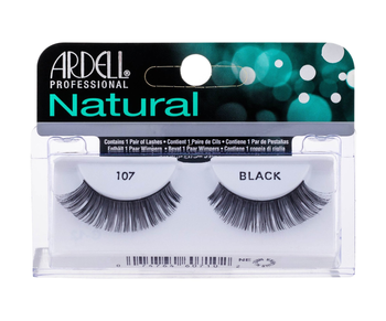 Ardell Natural Sztuczne Rzęsy 107 Black 1Para