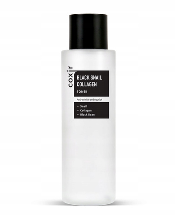 Coxir Black Snail Collagen Toner Nawilżający Tonik do Twarzy 150 ml
