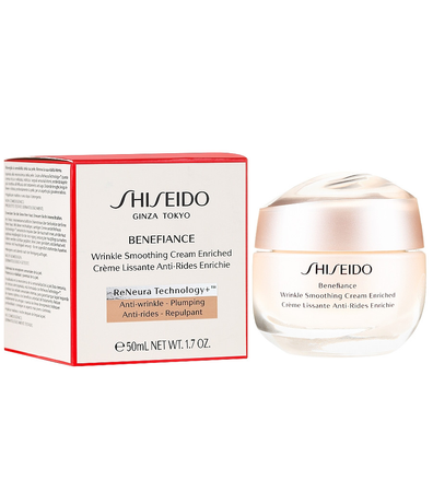 Krem do twarzy na dzień Shiseido Benefiance Wrinkle Smoothing Cream Enriched 50ml