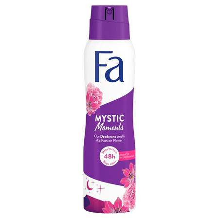 Fa Mystic Moments 48h dezodorant w sprayu o zapachu passiflory 150ml