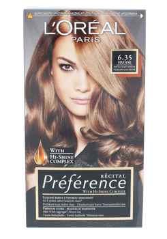 L'Oreal Paris Recital Preference Farba do Włosów 6.35 Brązowy 60 ml