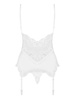 Obsessive Zdobiony Gorset + Stringi Komplet 810-COR-2 L/XL