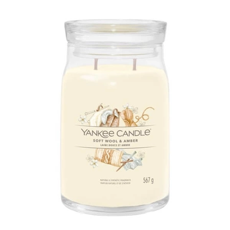 Yankee Candle Soft Wool & Amber Świeca Zapachowa 567 g