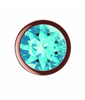 Lola Games Plug-Butt Plug Diamond Topaz Shine L Rose Gold