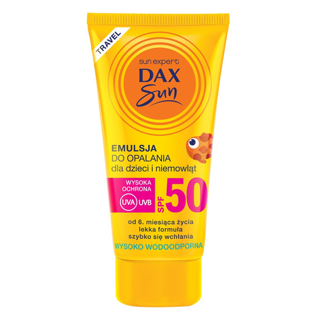 Dax Sun Mini emulsja do opalania dla dzieci i niemowląt SPF50 50ml