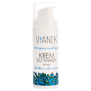 VIANEK Intensywnie nawilżający krem do twarzy na noc 50ml