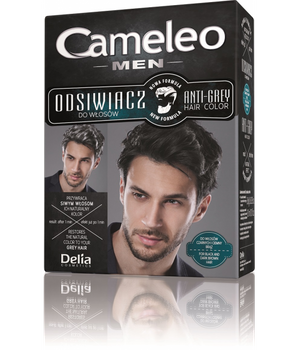 Cameleo Men Anti-Grey Hair Color odsiwiacz do włosów 01 Black