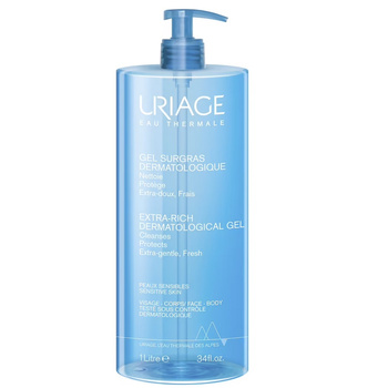 Uriage Extra-Rich Dermatological Gel Żel Oczyszczający 1000 ml