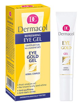 Dermacol Eye Gold Gel Żel Redukujący Cienie pod Oczami 15 ml