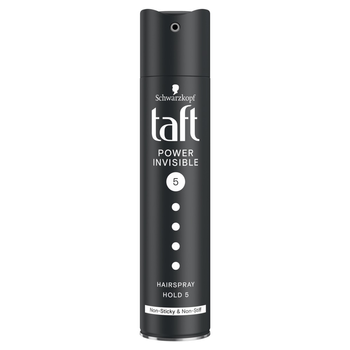 Lakier do włosów Schwarzkopf Taft Invisible Power 250 ml