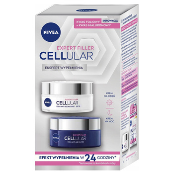 Nivea Hyaluron Cellular Filler Krem na Dzień 50 ml + Krem na Noc 50 ml