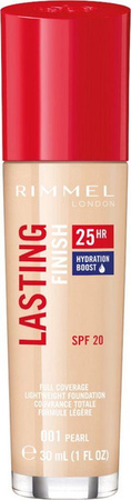 Rimmel London Lasting Finish 25H SPF20 Podkład 001 Pearl 30 ml