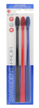 Szczoteczka do zębów Swissdent Profi Colours Trio 3 ml