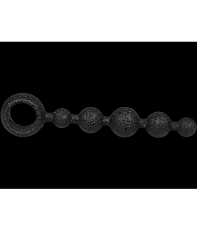 JoyDivision Kulki analne silikon medyczny czarne 17 cm