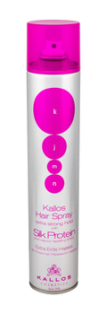 Lakier do włosów Kallos Cosmetics KJMN Silk Protein 500 ml