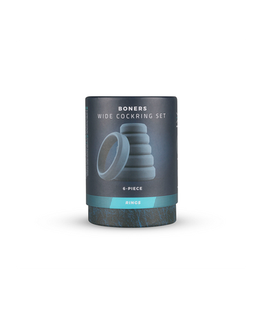 Boners Zestaw pierścień erekcyjny na penisa jądra 6 sztuk