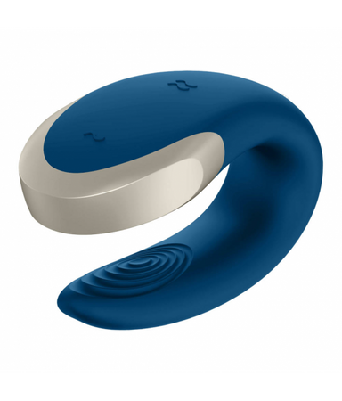 Satisfyer Wibrator dla par aplikacja Satisfyer Double Love niebieski