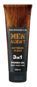 Dermacol Men Agent 3in1 Extreme Clean Shower Gel Żel pod Prysznic 250 ml