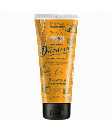 Barwa Naturalna wzmacniająca odżywka drożdżowa do włosów wypadających i osłabionych 200ml