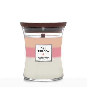 WoodWick Trilogy Blooming Orchard Świeca Zapachowa 275 g
