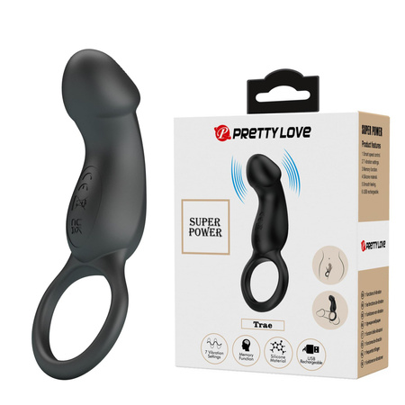 Pretty Love Trae Black Jajeczko Wibrujące 7 Trybów Wibracji