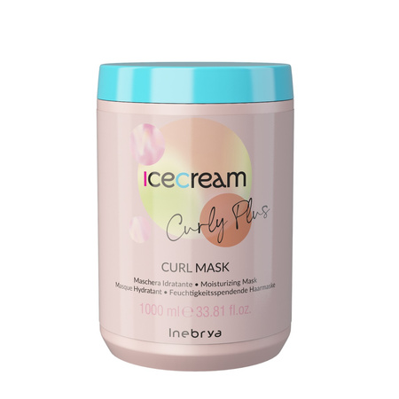 INEBRYA Ice Cream Curly Plus maska do włosów kręconych 1000ml