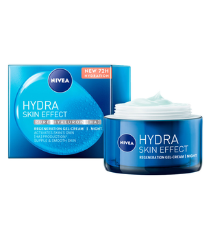 Nivea Hydra Skin Effect Refreshing Żel - Krem na Noc 50 ml