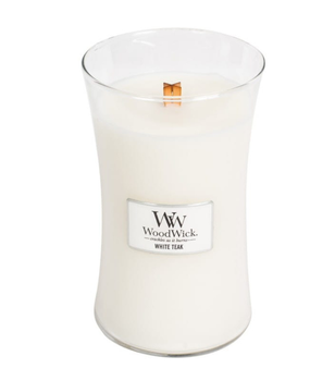 WoodWick White Teak Świeca Zapachowa 609,5 g
