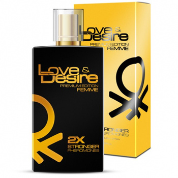 Love & Desire Premium Edition Femme 2x Stronger Feromony dla Kobiet Spray 100 ml