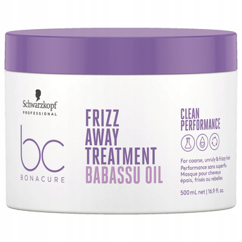 Schwarzkopf Professional Bonacure Frizz Away Treatment Maska Wygładzająca 500 ml