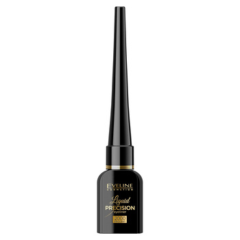Eveline Liquid Precision 2000 Procent Wodoodporny Eyeliner Black Matt 4 ml