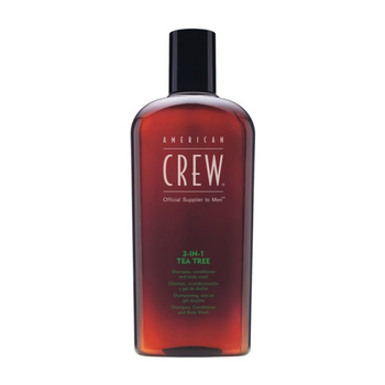 American Crew Official Supplier To Men 3-In-1 Tea Tree Szampon Odżywka i Żel do Kąpieli dla Mężczyzn 450 ml