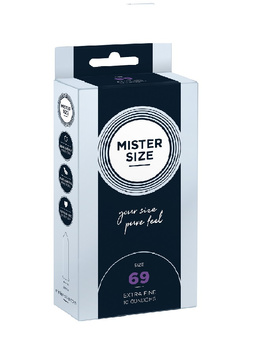 MISTER SIZE Condoms Prezerwatywy Dopasowane do Rozmiaru 69 mm 10 szt.