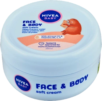 Nivea Baby Face & Body Soft Cream Nawilżający Krem do Codziennej Pielęgnacji 200 ml