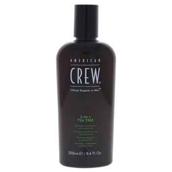 American Crew Tea Tree 3w1 Szampon Odżywka i Żel pod Prysznic dla Mężczyzn 250 ml