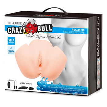 Crazy Bull Veronica Dual Vagina and Ass Masturbator dla Mężczyzn